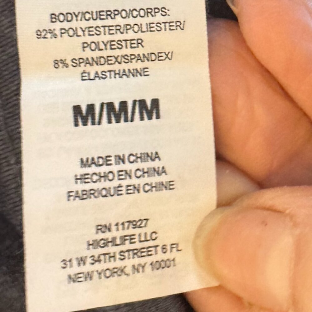 GAIAM men’s long sleeve slim fit Intent Henley 3.0 grey  medium button collar NW - Picture 5 of 6
